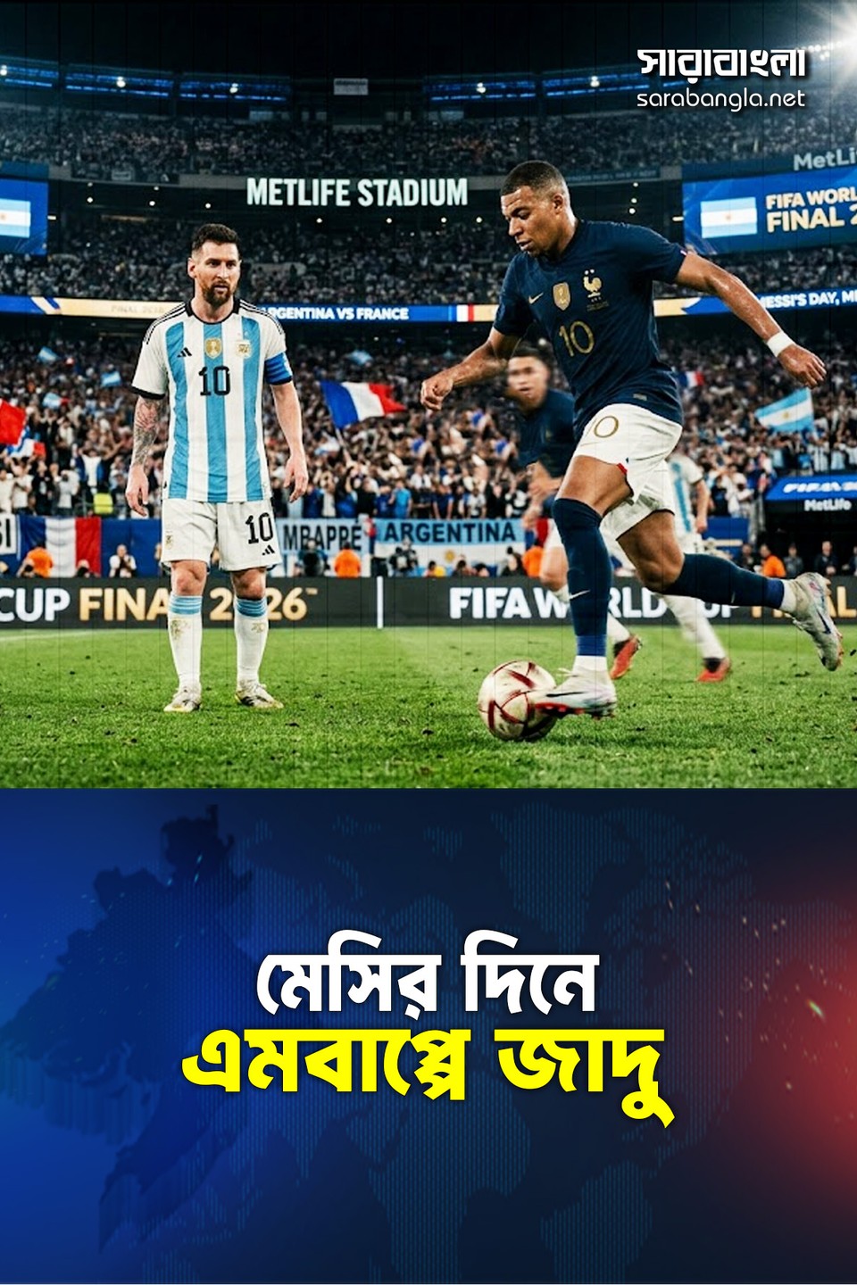 মেসি-রোনালদোকেও ছাড়িয়ে যাচ্ছেন এমবাপ্পে?