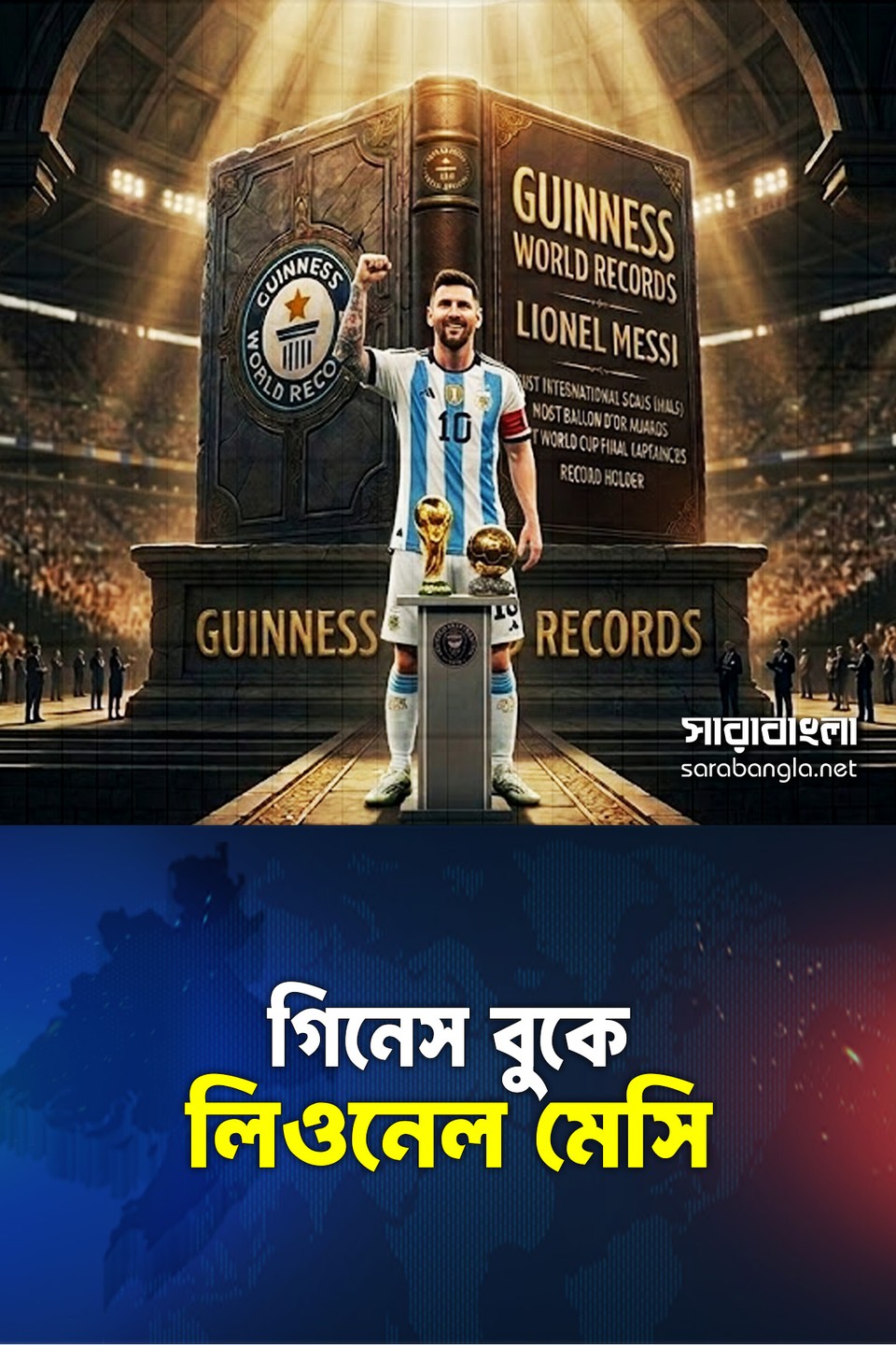 গিনেস বুকে লিওনেল মেসি